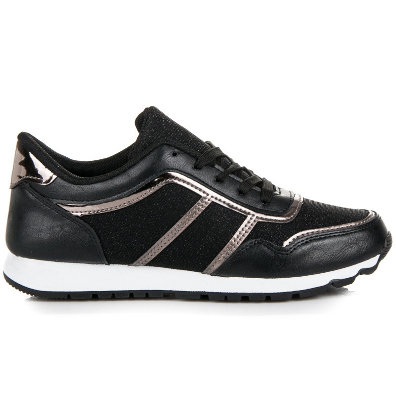 Svarta sneakers med glitter