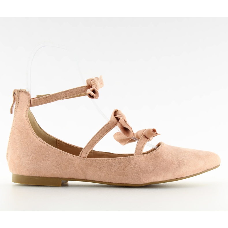 Gladiatorrosa kvinnors ballerinas G-47 Rosa