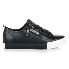 Sneakers på plattformen svart