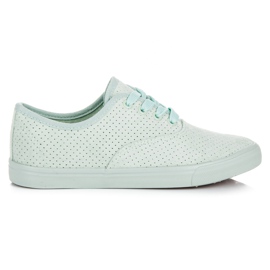 Mocka Openwork Sneakers grön