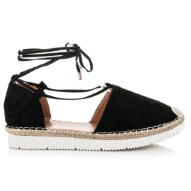 Seastar Knutna espadrillor svart