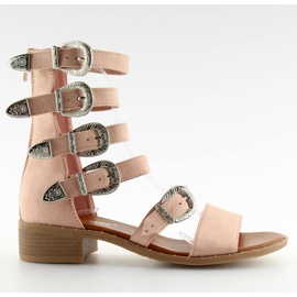 Rosa gladiatorsandaler NC159 rosa