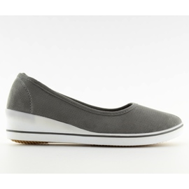 Mörkgrå ballerinor DK.GRAY
