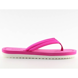 Fuchsia flip-flops dam CK38 fushia rosa