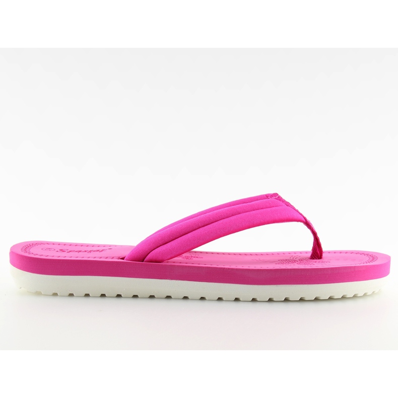 Fuchsia flip-flops dam CK38 fushia rosa