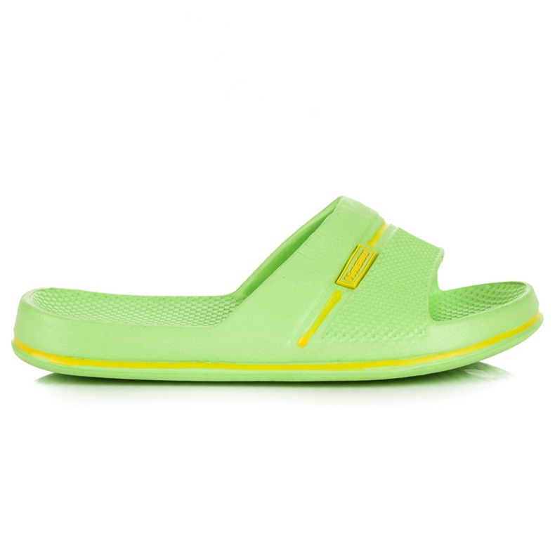 Hasby Barnpools tofflor grön