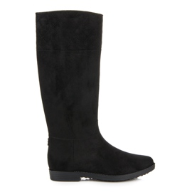 Höga mockagaloscher svart