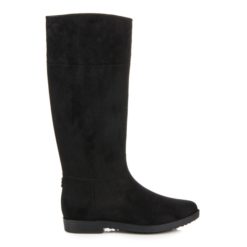 Höga mockagaloscher svart