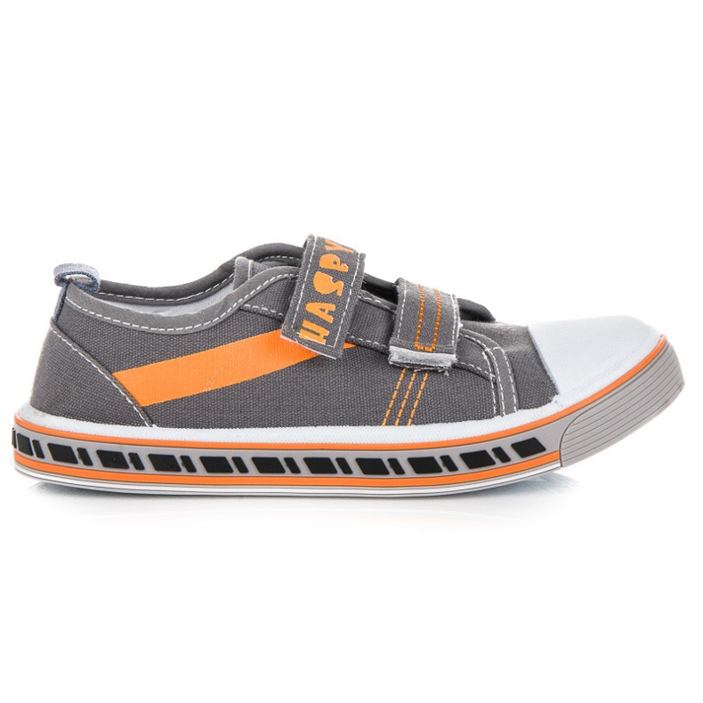 Hasby Gråa sneakers för skolan