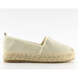 Beige espadrillor för kvinnor BB10P beige