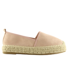 Rosa espadrillor för kvinnor BB10P rosa