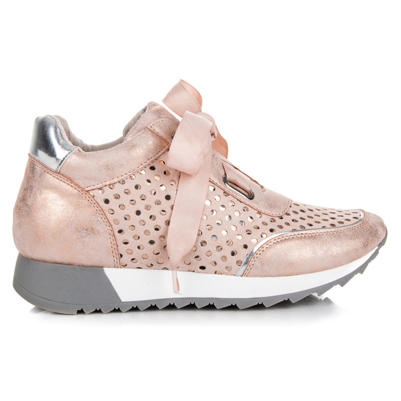 Kylie Mode bundna sneakers rosa