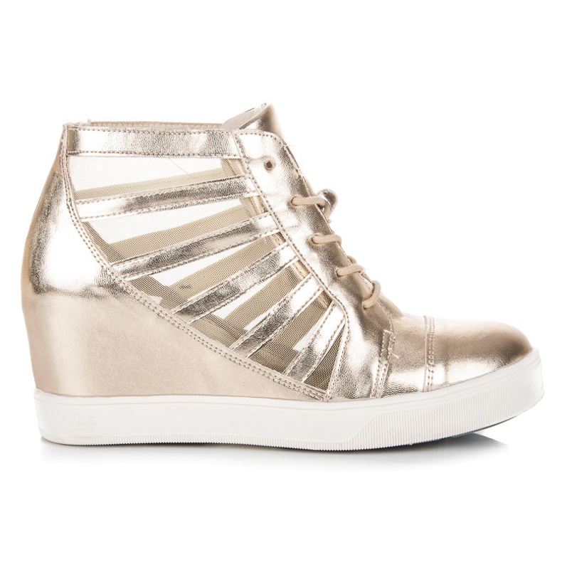 Kylie Gyllene wedge sneakers