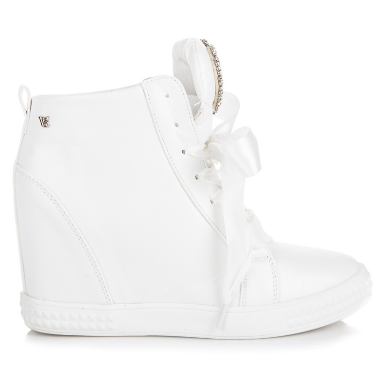 Vices Sneakers bundna med ett band vit
