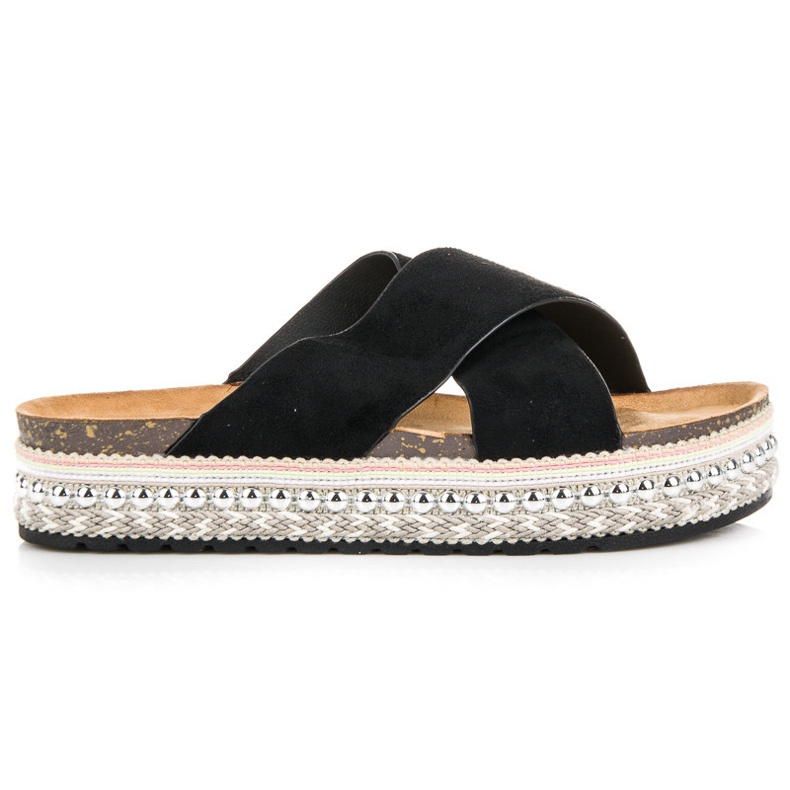 Seastar Mockatofflor på plattformen svart