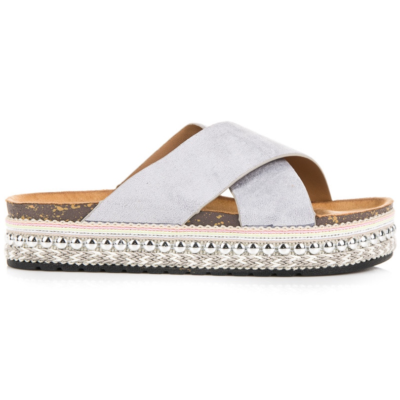 Seastar Mockatofflor på plattformen grå