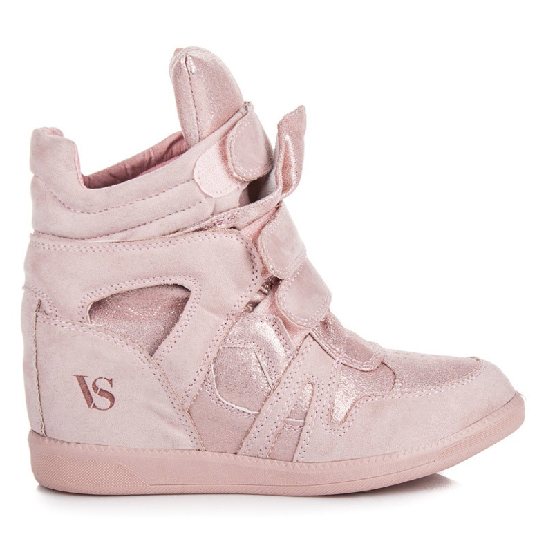 Vices Skruvstycken för sneakers med kardborre rosa
