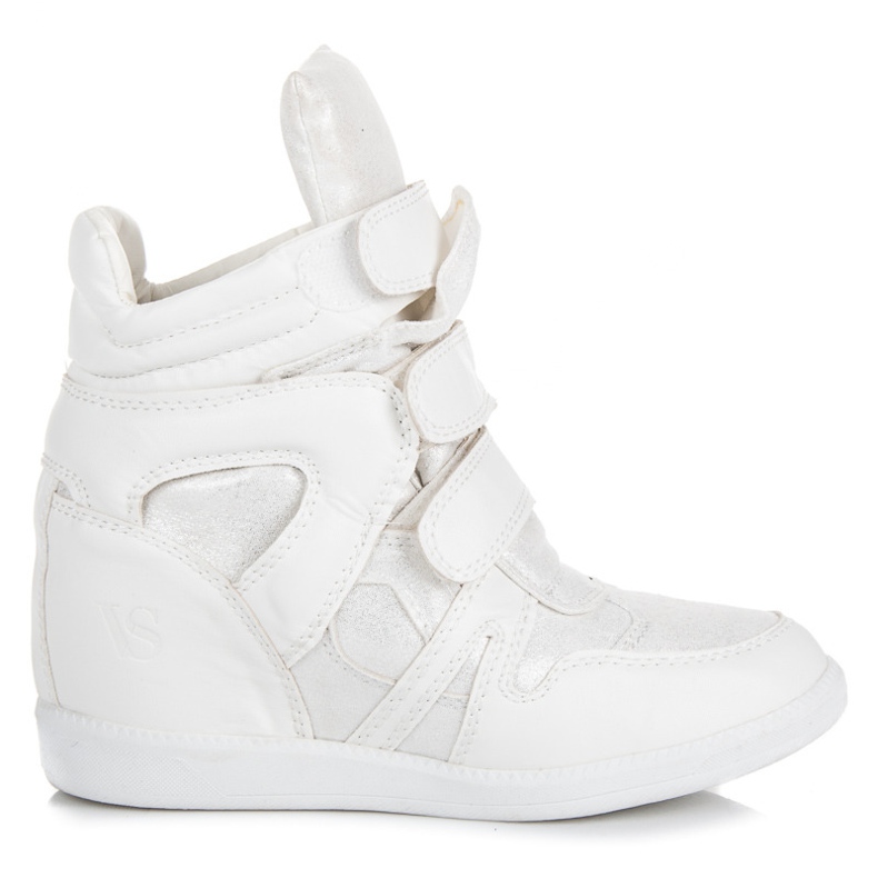 Vices Skruvstycken för sneakers med kardborre vit