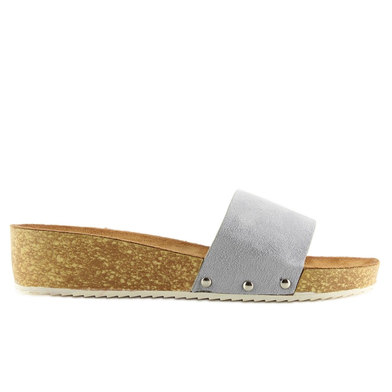 Grå Grå tofflor dam CK05P grå