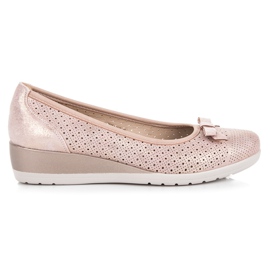 Vinceza Ballerina med rosett rosa