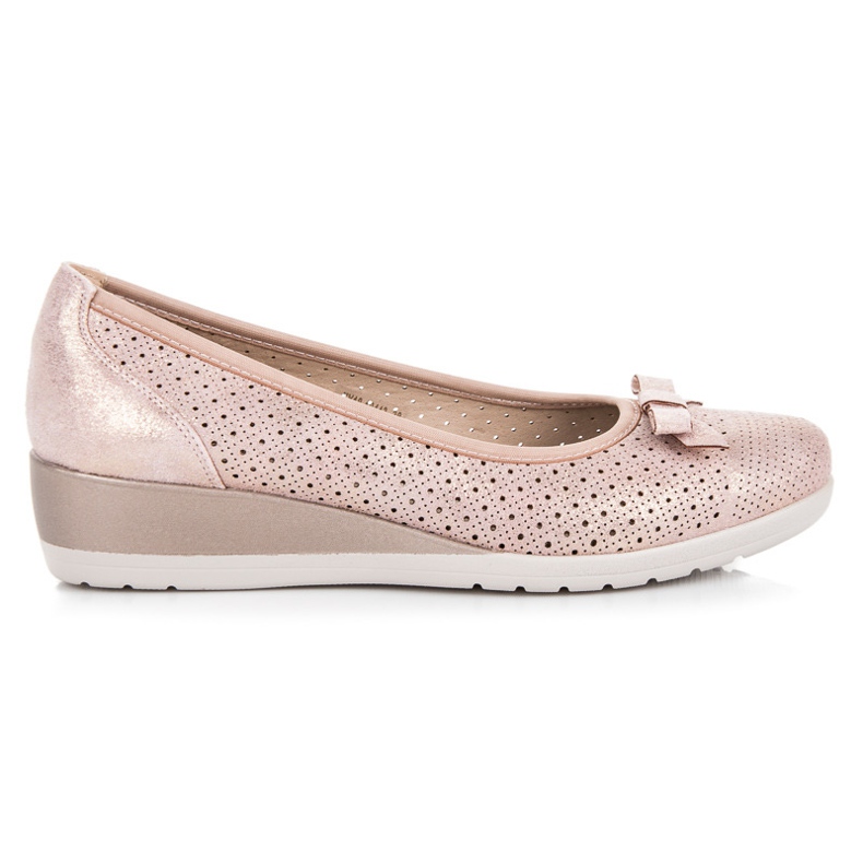 Vinceza Ballerina med rosett rosa