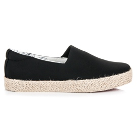 Kylie Svart Espadrilles