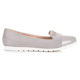 Vinceza Lordsy med lackad tå grå