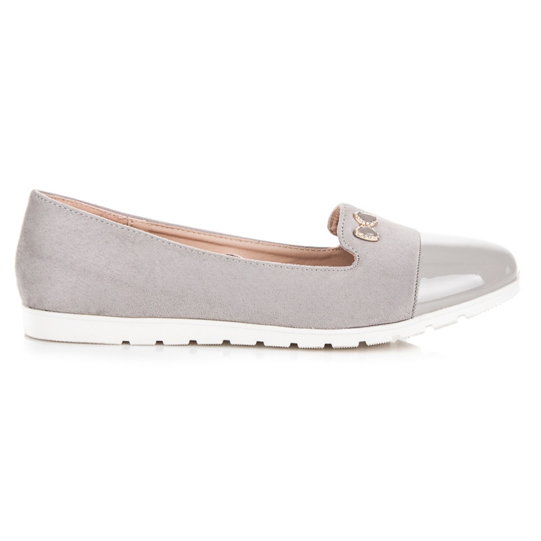 Vinceza Lordsy med lackad tå grå