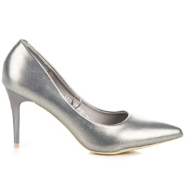 Vinceza Eleganta pärlnålar grå