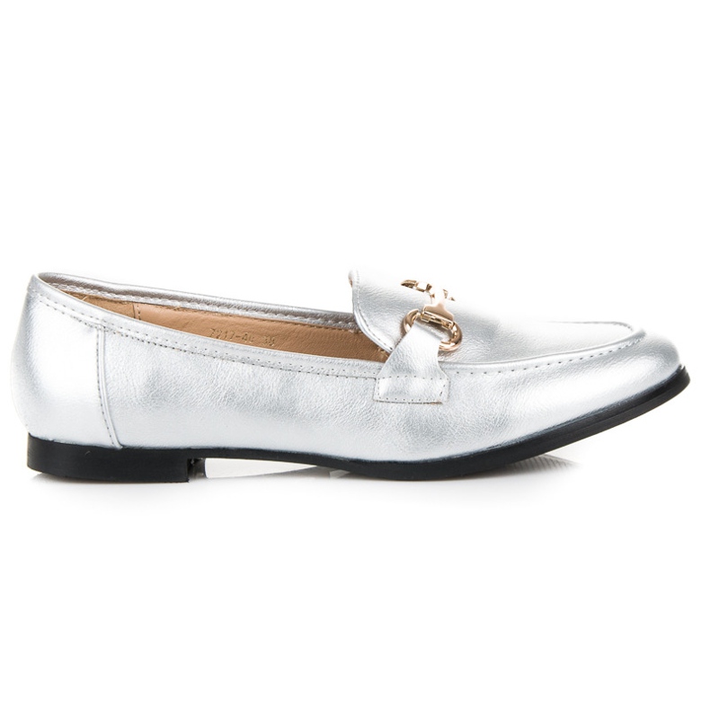 Vices Silver slip-on loafers grå