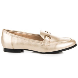 Vices Gyllene Slip On Loafers
