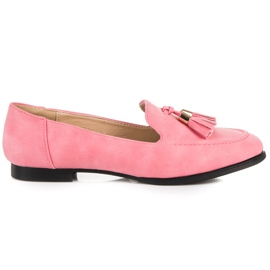 Vices Loafers med fransar rosa