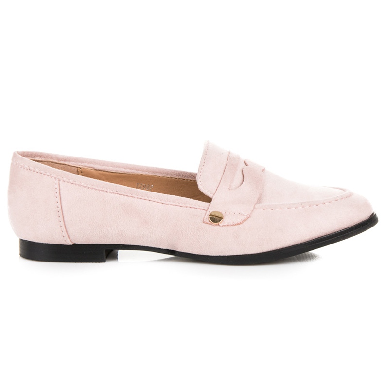 Seastar Loafers i mocka rosa