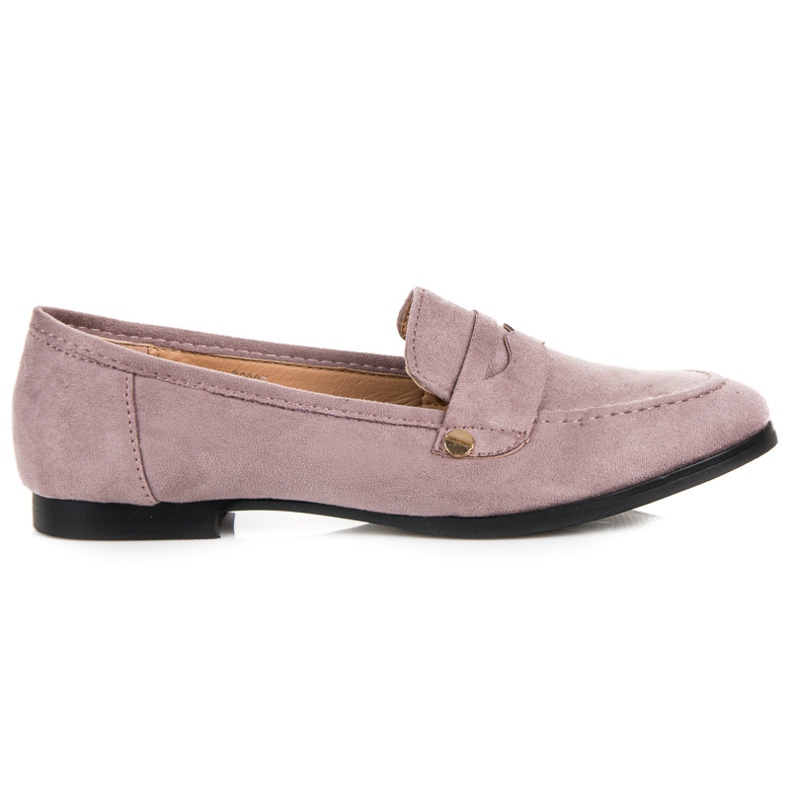 Seastar Loafers i mocka violett