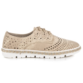 Kylie Genombrutna Espadrillos beige