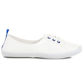 Kylie Genombrutna sneakers vit