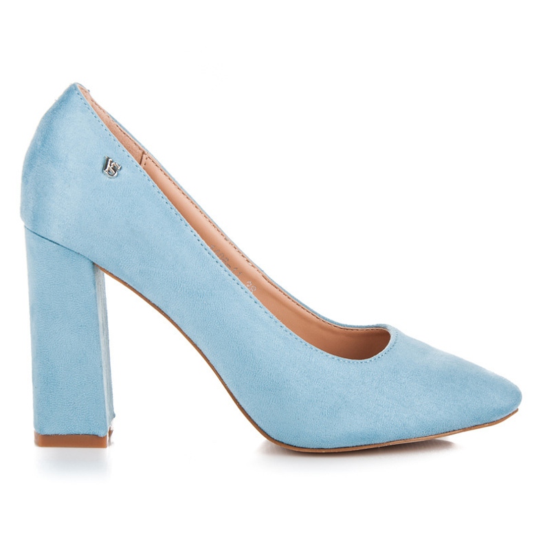 Vices Blå pumps på pelaren