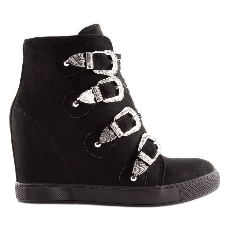 Sneakers dam Svart 100-852Bas-1 Svart