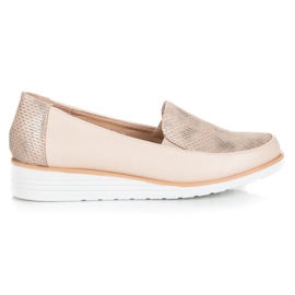 Skor med VICES-mönster brun