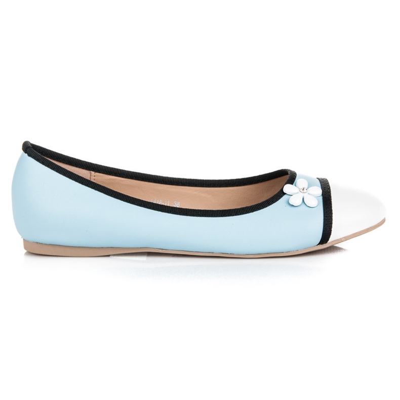 Vices Ballerina med en blomma blå