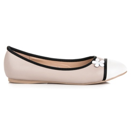 Vices Ballerinor Med Blomma brun