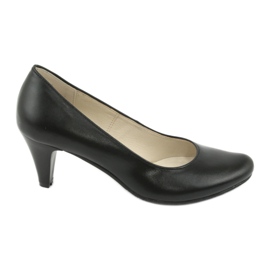 Gregors 465 business pumps i svart läder