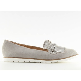 Grå Grå loafers dam DM30P Grå