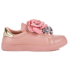 Rosa blommor sneakers