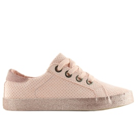 Rosa damsneakers AK03P Rosa