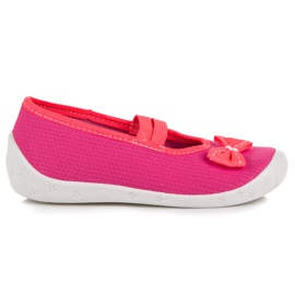 Neon raweks tofflor rosa