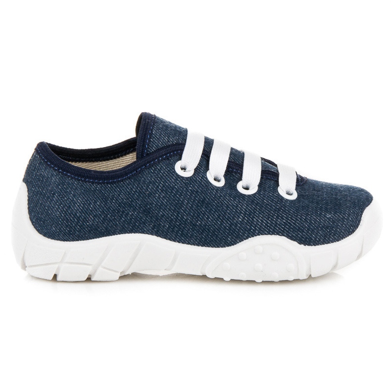 Raweks Rawex denim sneakers marinblå