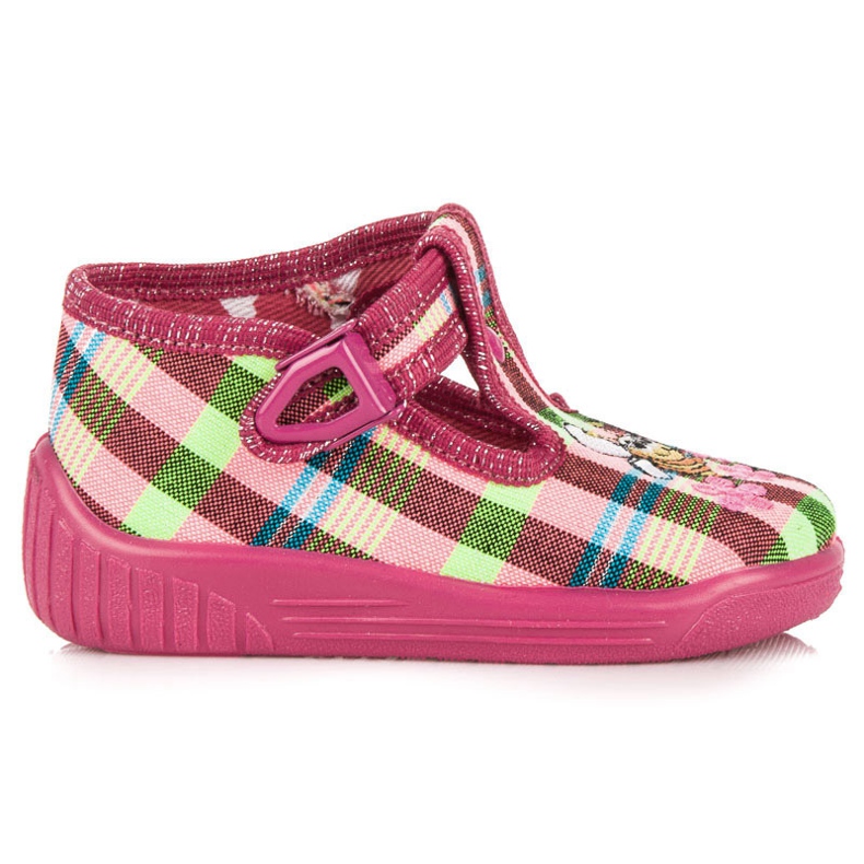 RAWEKS rutiga tofflor rosa