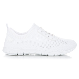 Muto Lätt genombrutna sneakers vit