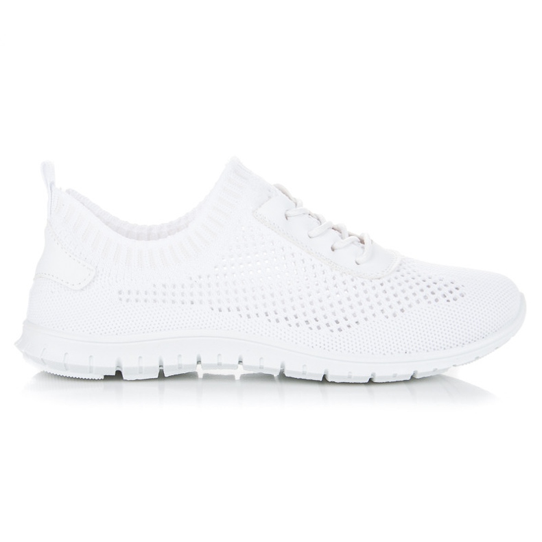 Muto Lätt genombrutna sneakers vit